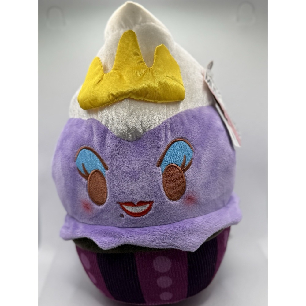 Disney Munchlings Ursula Lavender Ice‎ Cream Sundae 10" Plush With Tags